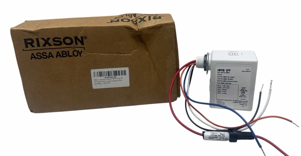 Acuity Controls nLight NPP16 EFP Power Relay Pack 120/277V 16A Sensor Switch